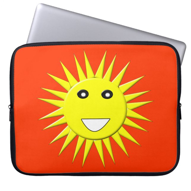 Heldere Sunshine Laptop Bag Laptop Sleeve (Voorkant)