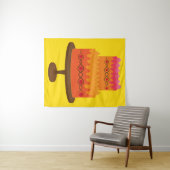 Heldere Taart Wandkleed (In Situ (horizontaal))