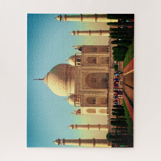 heldere taj mahal india legpuzzel (Verticaal)