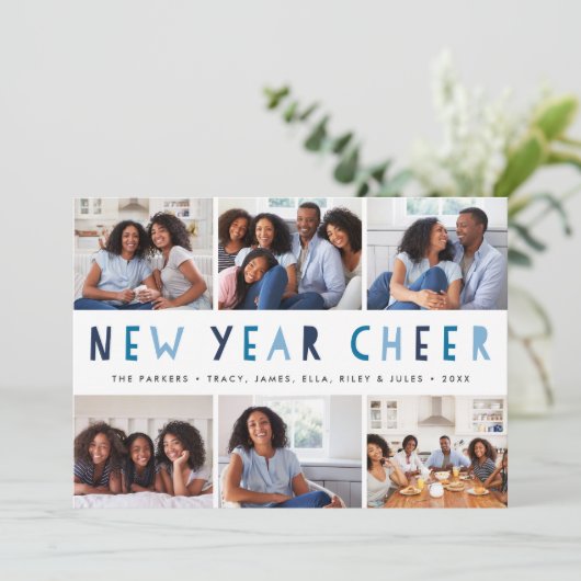 Heldere Tijding | Kaart van de Collage van de Foto (Staand voorkant)