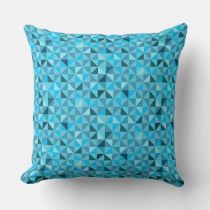 HELDERE TINTEN VAN TURQUOISE GEOMETRISCHE PATRONEN KUSSEN