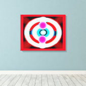 Heldere toekomstige kunst canvas afdruk (Insitu (Houten vloer))