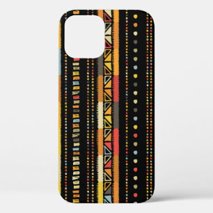 Heldere Tribal Stripes Handgemaakt Patroon Case-Mate iPhone Case