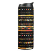 Heldere Tribal Stripes Handgemaakt Patroon Thermosbeker (Gedraaid links)