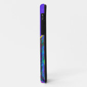 Heldere tribale chevron gepersonaliseerd  Case-Mate iPhone case (Achterkant/links)