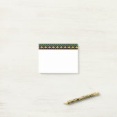 Heldere tribale vormgeving post-it® notes (Op bureau)