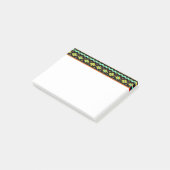 Heldere tribale vormgeving post-it® notes (Schuin)