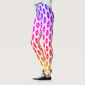 Heldere, trillende Abstracte Yoga Pants Leggings (Links)