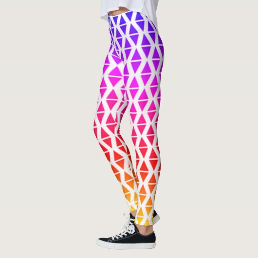 Heldere, trillende Abstracte Yoga Pants Leggings (Links)