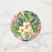 Heldere tropische botanische bladeren Hawaïaanse p Confetti (Kleine voorkant)