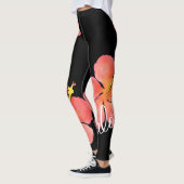 Heldere, tropische Floral Aloha Hibiscus Leggings (Links)