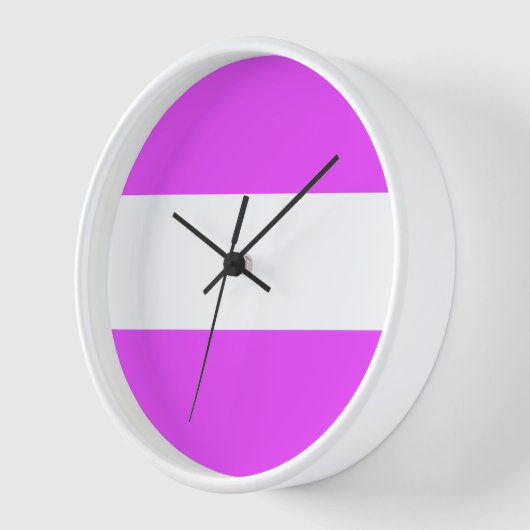 Heldere Tropische Roze Witte Brede Zomerstrepen (Hoek)