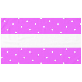 Heldere Tropische Roze Witte Polka gestippelde str Tafelkleed