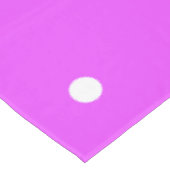 Heldere Tropische Roze Witte Polka gestippelde str Tafelkleed (Gekanteld)