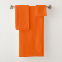 Heldere True Oranje effen kleur
