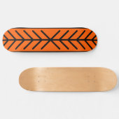 Heldere True Oranje effen kleur Persoonlijk Skateboard (Horizontaal)