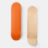 Heldere True Oranje effen kleur Persoonlijk Skateboard (Voorkant)