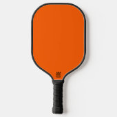Heldere True Oranje effen kleur Pickleball Paddle (Achterkant)