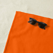 Heldere True Oranje effen kleur