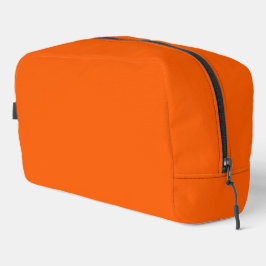 Heldere True Oranje effen kleur Toilettasje