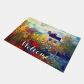 heldere tuin van de kunstenaar  deurmat (Schuin)