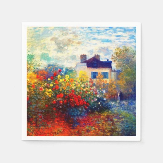 heldere tuin van kunstenaars servet (Voorkant)