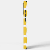 Heldere, turquoise en geel geschilderde vormen Case-Mate iPhone case (Achterkant / Links)