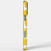 Heldere, turquoise en geel geschilderde vormen Case-Mate iPhone case (Achterkant / Rechts)