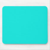 Heldere Turquoise Solid Color Muismat (Voorkant)