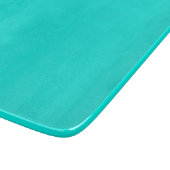 Heldere Turquoise Solid Color Snijplank (Hoek)