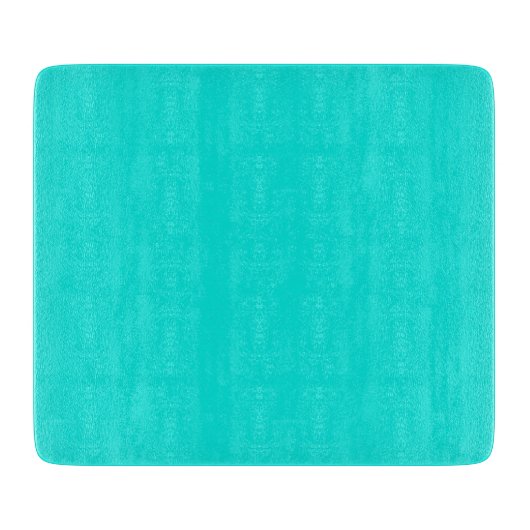 Heldere Turquoise Solid Color Snijplank (Voorkant)