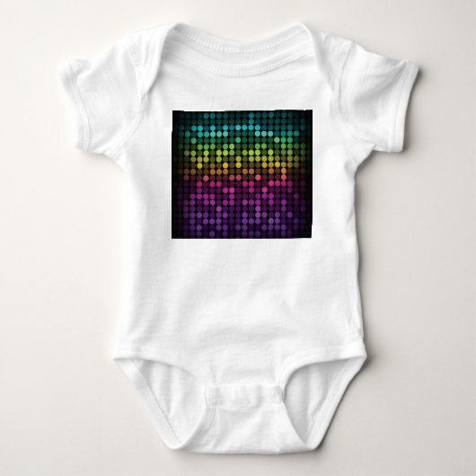 Heldere veelkleurige Abstracte kunst Romper (Voorkant)