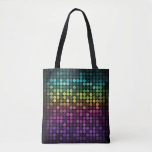 Heldere veelkleurige  Abstracte kunst Tote Bag