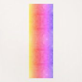 Heldere veelkleurige regenboogvorst 2 verschillend yogamat (Voorkant)