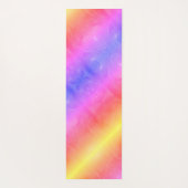 Heldere veelkleurige regenboogvorst 2 verschillend yogamat (Achterkant)