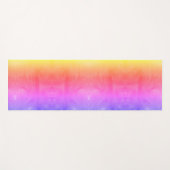 Heldere veelkleurige regenboogvorst 2 verschillend yogamat (Voorkant (horizontaal))