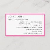 Heldere veelkleurige Sweets Snoep Treats Sweet Sho Visitekaartje (Achterkant)