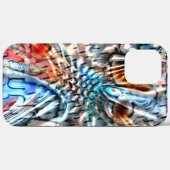 Heldere, verdraaide fluwelen of plumage Case-Mate iPhone case (Achterkant (horizontaal))