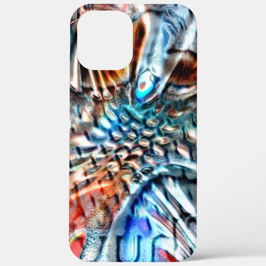 Heldere, verdraaide fluwelen of plumage Case-Mate iPhone case (Achterkant)