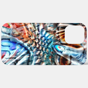 Heldere, verdraaide fluwelen of plumage Case-Mate iPhone case
