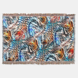 Heldere, verdraaide fluwelen of plumage deken