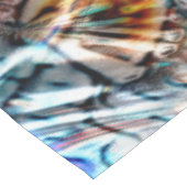 Heldere, verdraaide fluwelen of plumage tafelkleed (Gekanteld)