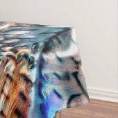 Heldere, verdraaide fluwelen of plumage tafelkleed (Voorbeeld)