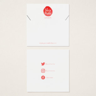 Heldere verfspatten, vierkant armbandenkaart vierkante visitekaartjes