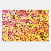 Heldere, versplinterde verf inpakpapier vel (Voorkant 3)