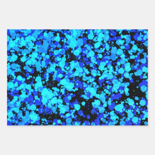 Heldere, versplinterde verf inpakpapier vel (Voorkant 2)