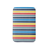 Heldere verticale strepen met meerdere kleuren. badmat (Voorkant Verticaal)
