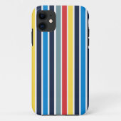 Heldere verticale strepen met meerdere kleuren. Case-Mate iPhone case (Achterkant)