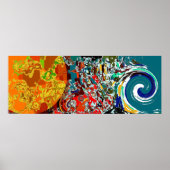 Heldere verwarring - Abstract Poster (Voorkant)