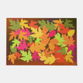 Heldere vilten look bladeren mooi deurmat (Voorkant)